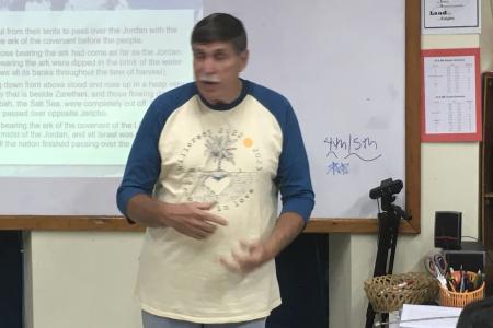 Mike teaching
